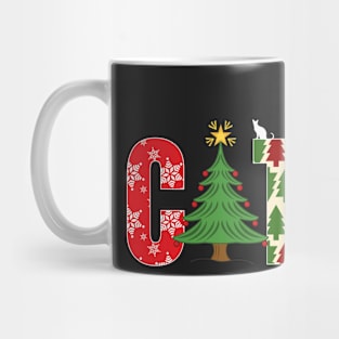 Cats Christmas Design Mug